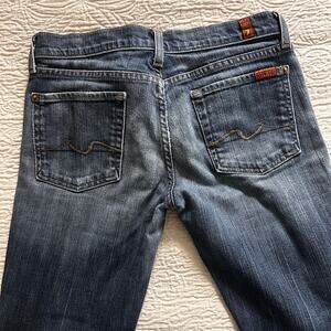7 for all man kind jeans, size 28, flip flop